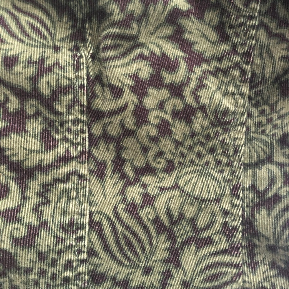 Talbots Soft Corduroy Flower Patterned Blazer - image 5